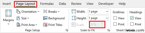 Excel Fit to Page Scale/ดูตัวอย่างมีขนาดเล็ก (โซลูชันที่เหมาะสม 5 รายการ)