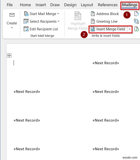 วิธีพิมพ์ป้ายชื่อ Avery 8160 จาก Excel (ด้วยขั้นตอนง่ายๆ)