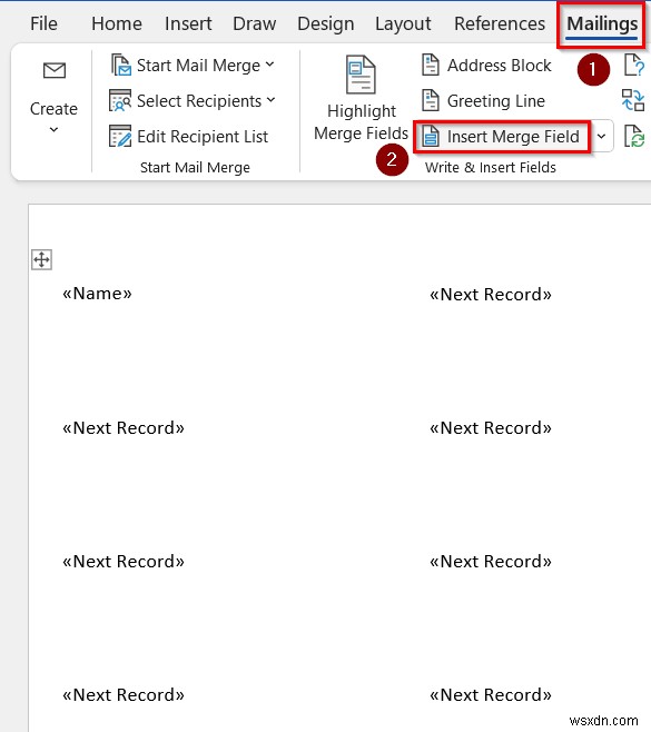 วิธีพิมพ์ป้ายชื่อ Avery 8160 จาก Excel (ด้วยขั้นตอนง่ายๆ)