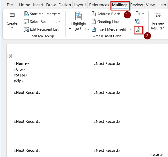 วิธีพิมพ์ป้ายชื่อ Avery 8160 จาก Excel (ด้วยขั้นตอนง่ายๆ)