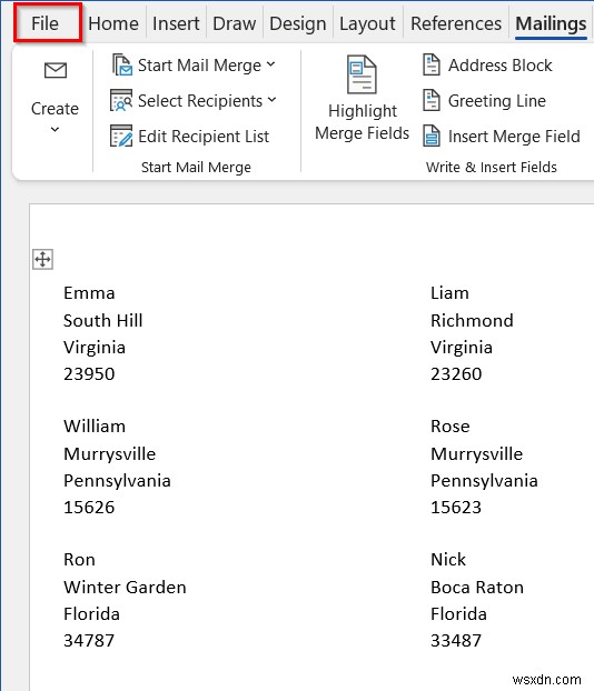 วิธีพิมพ์ป้ายชื่อ Avery 8160 จาก Excel (ด้วยขั้นตอนง่ายๆ)