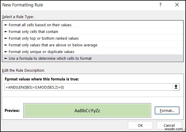 วิธีการสลับสีแถวตามกลุ่มใน Excel (6 วิธี)