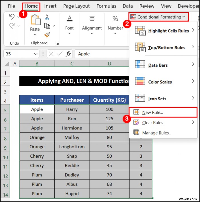 วิธีการสลับสีแถวตามกลุ่มใน Excel (6 วิธี)