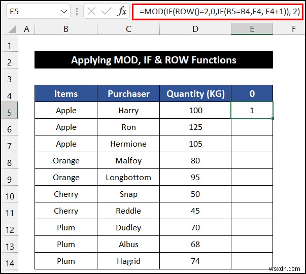 วิธีการสลับสีแถวตามกลุ่มใน Excel (6 วิธี)