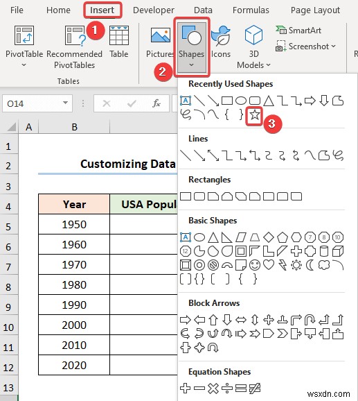 วิธีการเพิ่มตัวทำเครื่องหมายข้อมูลใน Excel (2 ตัวอย่างง่ายๆ)