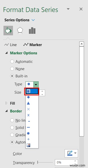 วิธีการเปลี่ยนรูปร่างเครื่องหมายในกราฟ Excel (วิธีง่ายๆ 3 วิธี)