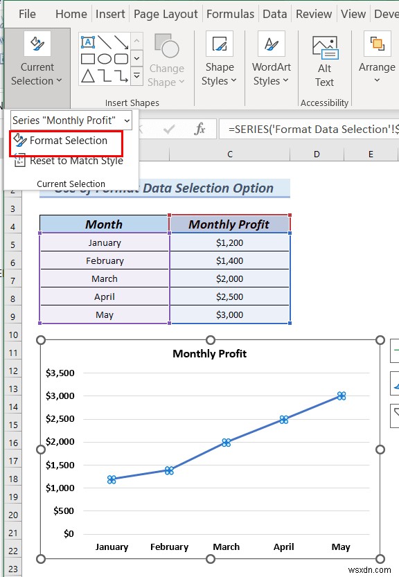 วิธีการเปลี่ยนรูปร่างเครื่องหมายในกราฟ Excel (วิธีง่ายๆ 3 วิธี)