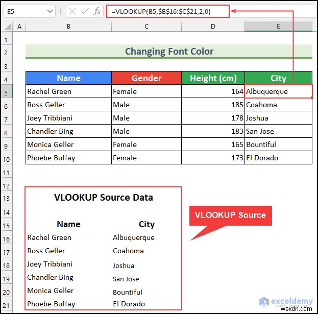 วิธีการซ่อน VLOOKUP แหล่งข้อมูลใน Excel (5 วิธีง่ายๆ)