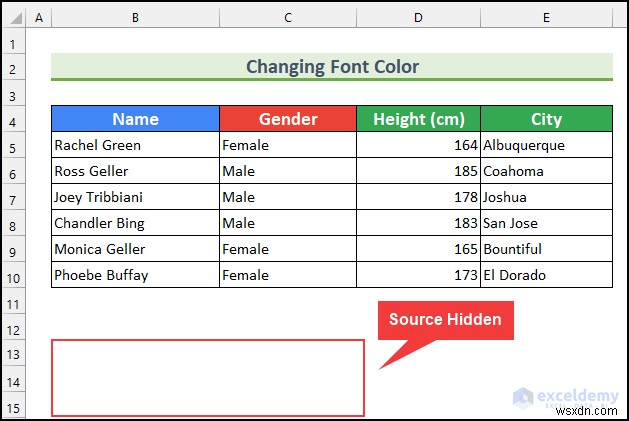 วิธีการซ่อน VLOOKUP แหล่งข้อมูลใน Excel (5 วิธีง่ายๆ)