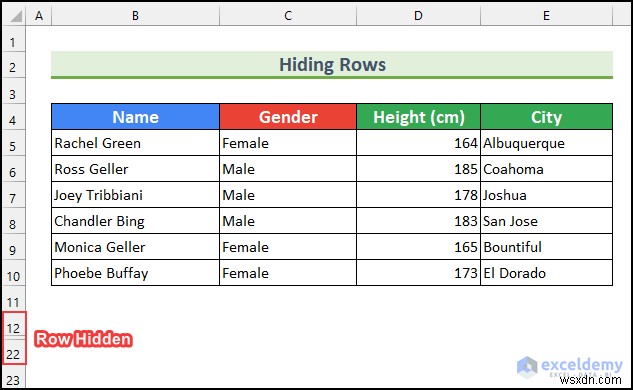 วิธีการซ่อน VLOOKUP แหล่งข้อมูลใน Excel (5 วิธีง่ายๆ)