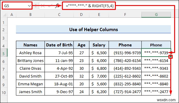 วิธีการซ่อนข้อมูลที่เป็นความลับใน Excel (5 วิธีง่ายๆ)