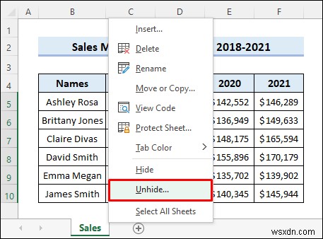 วิธีการซ่อนข้อมูลที่เป็นความลับใน Excel (5 วิธีง่ายๆ)