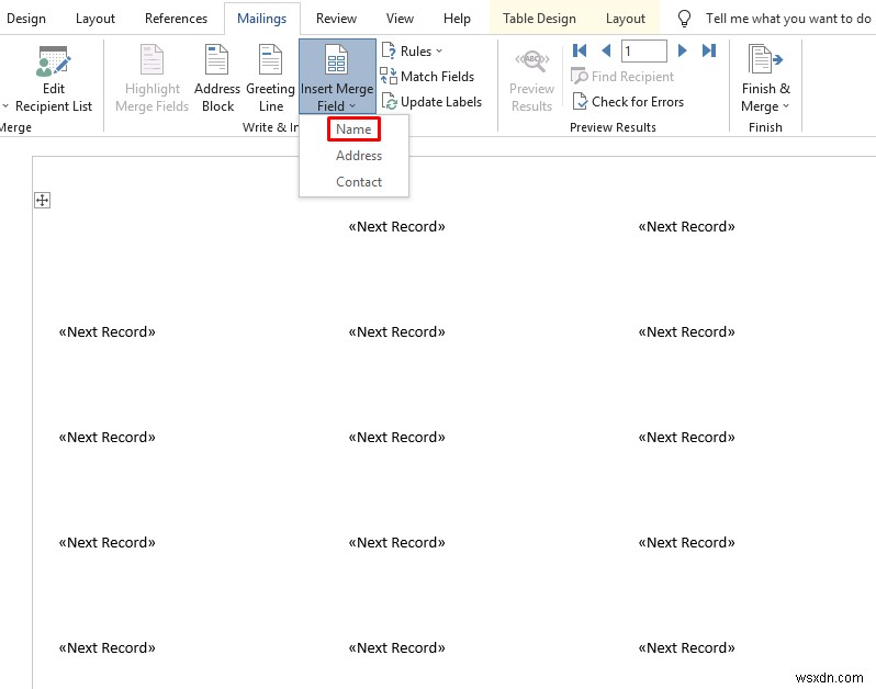 วิธีพิมพ์ฉลากจาก Excel ใน Word (ด้วยขั้นตอนง่ายๆ)