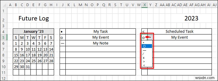 วิธีสร้าง Bullet Journal ใน Excel (พร้อมขั้นตอนโดยละเอียด)