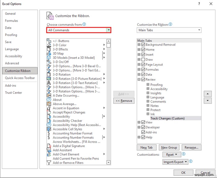 วิธีเปิดใช้งานการติดตามการเปลี่ยนแปลงใน Excel (พร้อมการปรับแต่ง)