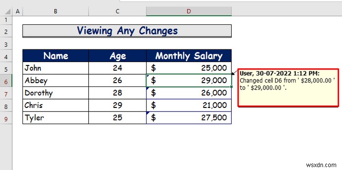 วิธีเปิดใช้งานการติดตามการเปลี่ยนแปลงใน Excel (พร้อมการปรับแต่ง)