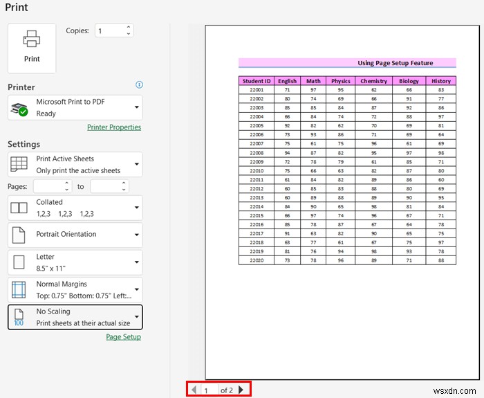 วิธีใส่แผ่นงาน Excel บน PDF หน้าเดียว (8 วิธีง่ายๆ)