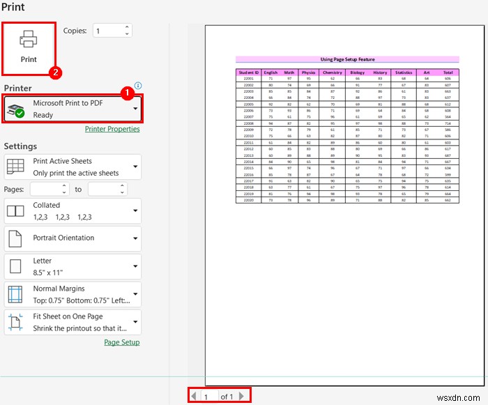 วิธีใส่แผ่นงาน Excel บน PDF หน้าเดียว (8 วิธีง่ายๆ)