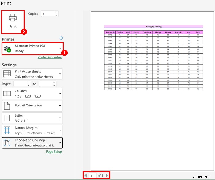 วิธีใส่แผ่นงาน Excel บน PDF หน้าเดียว (8 วิธีง่ายๆ)