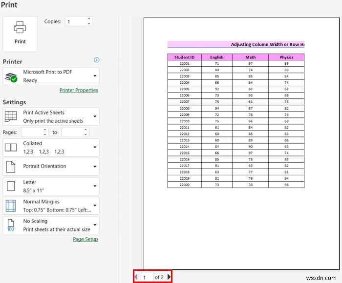 วิธีใส่แผ่นงาน Excel บน PDF หน้าเดียว (8 วิธีง่ายๆ)