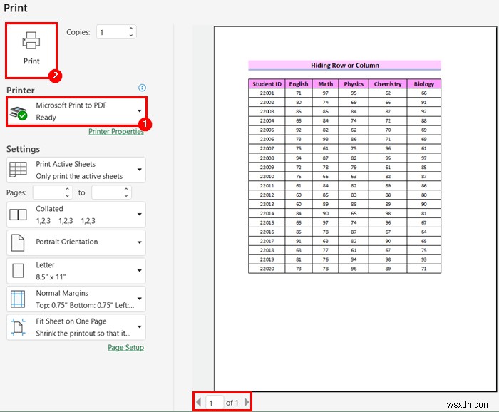 วิธีใส่แผ่นงาน Excel บน PDF หน้าเดียว (8 วิธีง่ายๆ)
