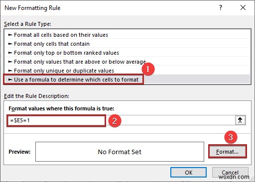 วิธีการเปลี่ยนสีแถวตามค่าของเซลล์ใน Excel