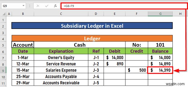 วิธีการสร้างบัญชีแยกประเภทย่อยใน Excel (ด้วยขั้นตอนง่ายๆ)