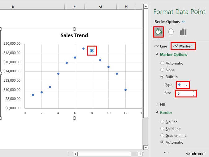 วิธีการเพิ่มเครื่องหมายสำหรับแต่ละเดือนใน Excel (ด้วยขั้นตอนง่ายๆ)