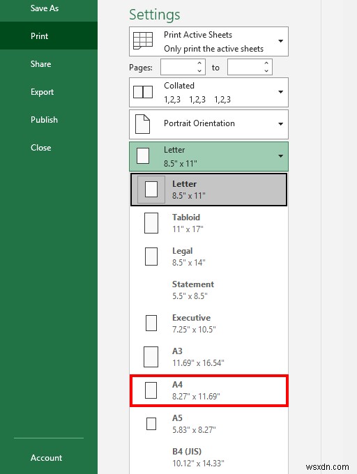 วิธีพิมพ์แผ่นงาน Excel แบบเต็มหน้าในขนาด A4 (5 วิธีง่ายๆ)