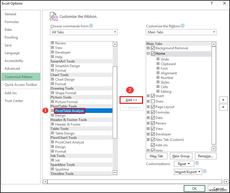 สร้างบัญชีแยกประเภททั่วไปใน Excel จากข้อมูลสมุดรายวันทั่วไป