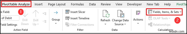 สร้างบัญชีแยกประเภททั่วไปใน Excel จากข้อมูลสมุดรายวันทั่วไป