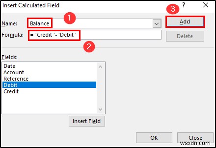 สร้างบัญชีแยกประเภททั่วไปใน Excel จากข้อมูลสมุดรายวันทั่วไป