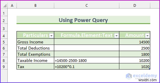 วิธีการเปิดไฟล์ XML ใน Excel สำหรับภาษีเงินได้ (2 วิธีง่ายๆ)