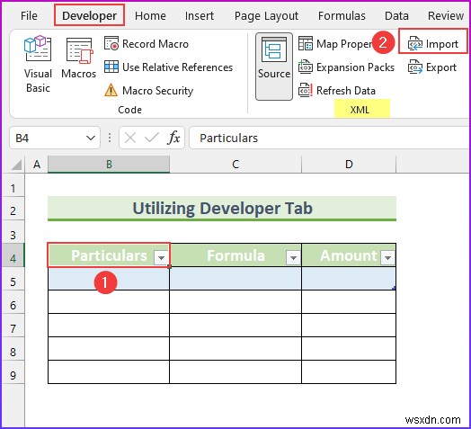 วิธีการเปิดไฟล์ XML ใน Excel สำหรับภาษีเงินได้ (2 วิธีง่ายๆ)