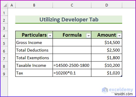 วิธีการเปิดไฟล์ XML ใน Excel สำหรับภาษีเงินได้ (2 วิธีง่ายๆ)