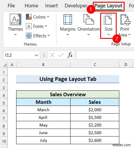 วิธีการเพิ่มขนาดกระดาษใน Excel (4 วิธีง่ายๆ)