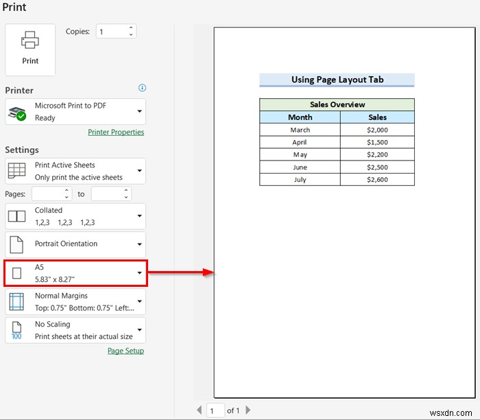 วิธีการเพิ่มขนาดกระดาษใน Excel (4 วิธีง่ายๆ)