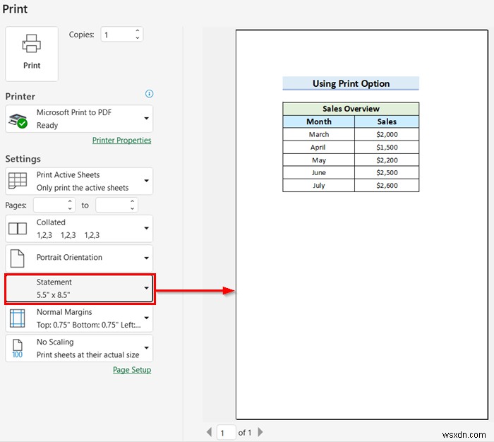 วิธีการเพิ่มขนาดกระดาษใน Excel (4 วิธีง่ายๆ)