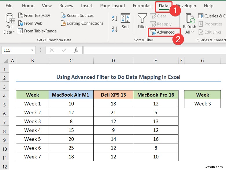 วิธีการทำแผนที่ข้อมูลใน Excel (5 วิธีที่มีประโยชน์)