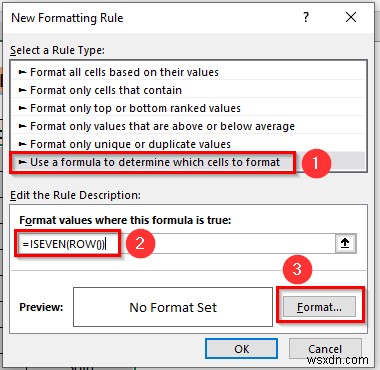 วิธีการเปลี่ยนสีแถวใน Excel โดยไม่ต้องใช้ตาราง (5 วิธี)