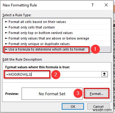 วิธีการเปลี่ยนสีแถวใน Excel โดยไม่ต้องใช้ตาราง (5 วิธี)