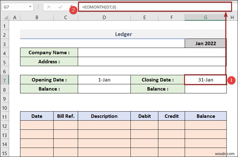 วิธีการสร้างบัญชีแยกประเภทใน Excel (ด้วยขั้นตอนง่ายๆ)