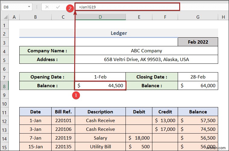 วิธีการสร้างบัญชีแยกประเภทใน Excel (ด้วยขั้นตอนง่ายๆ)