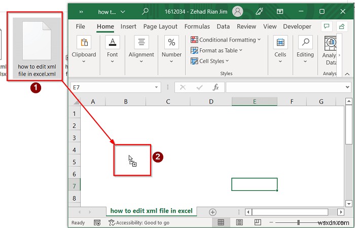 วิธีการแก้ไขไฟล์ XML ใน Excel (ด้วยขั้นตอนง่ายๆ)