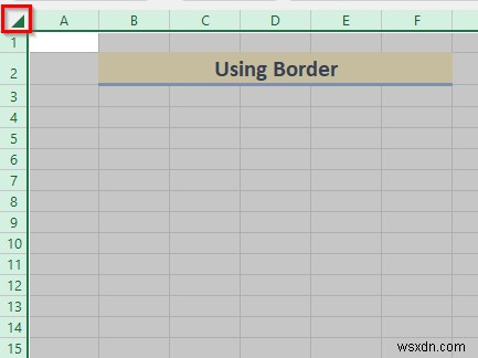 วิธีการวาดเพื่อปรับขนาดใน Excel (2 วิธีง่ายๆ)