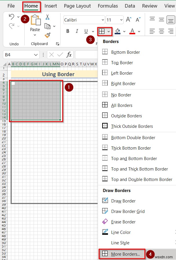 วิธีการวาดเพื่อปรับขนาดใน Excel (2 วิธีง่ายๆ)