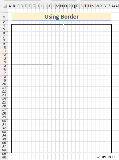 วิธีการวาดเพื่อปรับขนาดใน Excel (2 วิธีง่ายๆ)