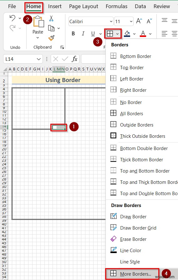 วิธีการวาดเพื่อปรับขนาดใน Excel (2 วิธีง่ายๆ)