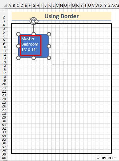 วิธีการวาดเพื่อปรับขนาดใน Excel (2 วิธีง่ายๆ)