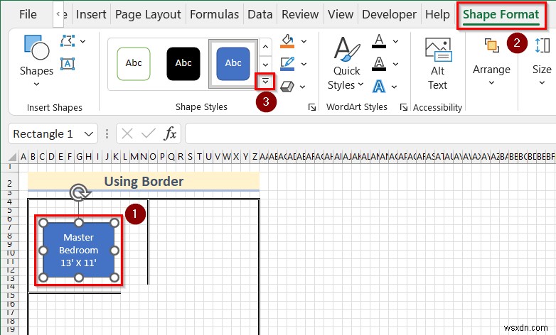 วิธีการวาดเพื่อปรับขนาดใน Excel (2 วิธีง่ายๆ)